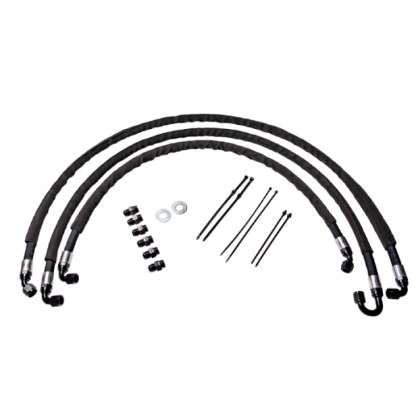 Fleece Performance - Fleece Performance 11-14 GM Duramax 2500/3500 Heavy Duty Trans Cooler Lines - FPE-TL-LML-1114