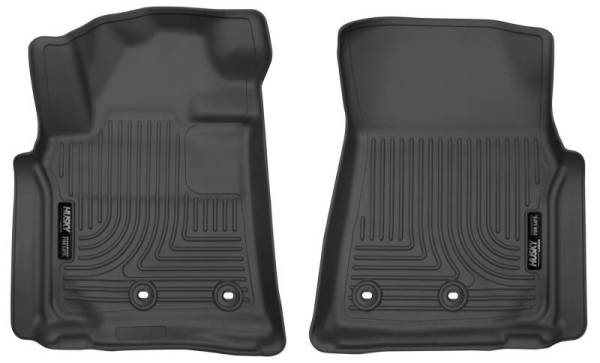 Husky Liners - Husky Liners 13-16 Lexus LX570 / 13-16 Toyota Land Cruiser Weatherbeater Black Front Floor Liners - 13091