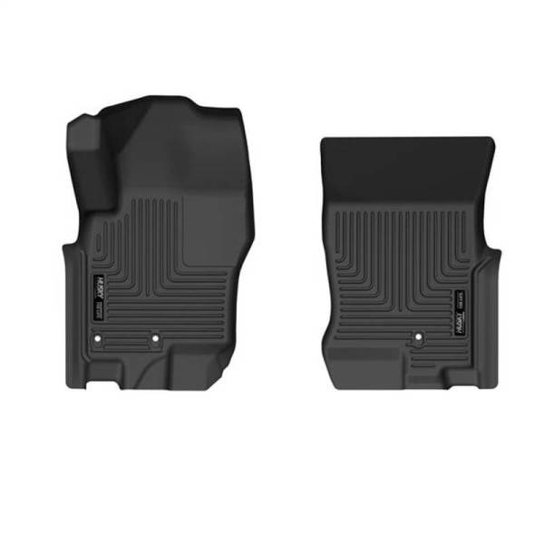 Husky Liners - Husky Liners 08-21 Nissan Frontier Crew Cab WeatherBeater Front Row Black Floor Liners - 13511