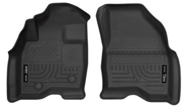 Husky Liners - Husky Liners 15-17 Ford Explorer WeatherBeater Black Front Floor Liners - 13761