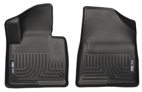 Husky Liners - Husky Liners 13-15 Hyundai Sante Fe Sport/Sport 2.0T WeatherBeater Front Row Black Floor Liners - 13851