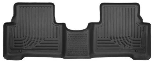 Husky Liners - Husky Liners 13-15 Hyundai Sante Fe GLS/Limited WeatherBeater 2nd Seat Black Floor Liners - 14861