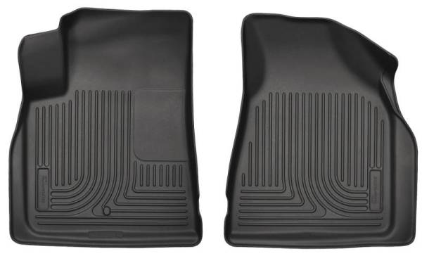 Husky Liners - Husky Liners 09-14 Chevy Traverse/07-14 GMC Acadia Weatherbeater Black Front Floor Liners - 18211