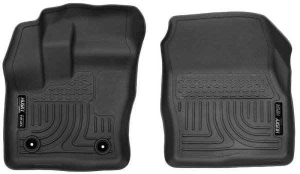 Husky Liners - Husky Liners 2014-2015 Ford Transit Connect WeatherBeater Front Black Floor Liners - 18321