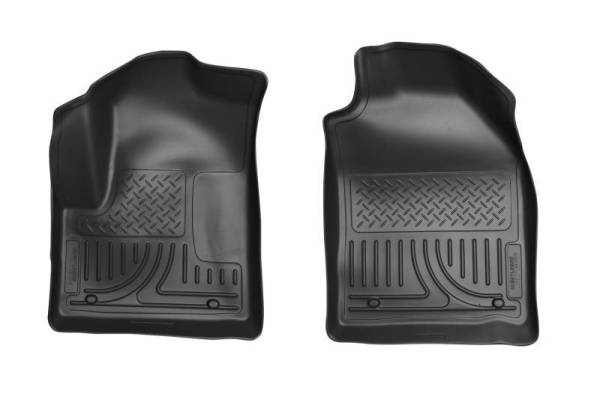 Husky Liners - Husky Liners 10-12 Ford Transit Connect (Van/Wagon) WeatherBeater Black Floor Liners - 18751