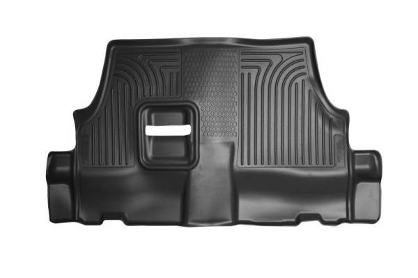 Husky Liners - Husky Liners 11-22 Dodge Durango WeatherBeater 2nd Row Bench w/3rd Row Seat Black Floor Liners - 19051