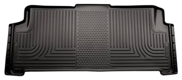 Husky Liners - Husky Liners 08-12 Chrysler Town Country/Dodge Grand Caravan WeatherBeater 2nd Row Black Floor Liner - 19081