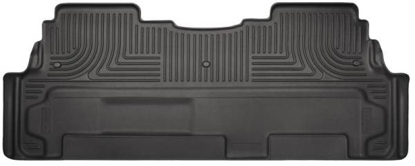 Husky Liners - Husky Liners 09-15 Buick Enclave/Chevy Traverse/GMC Acadia WeatherBeater 2nd Row Black Floor Liners - 19171