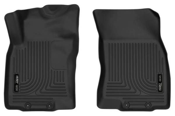 Husky Liners - Husky Liners 14-18 Nissan Rogue / 14-15 Nissan X-Trail X-Act Contour Black Front Floor Liners - 52151