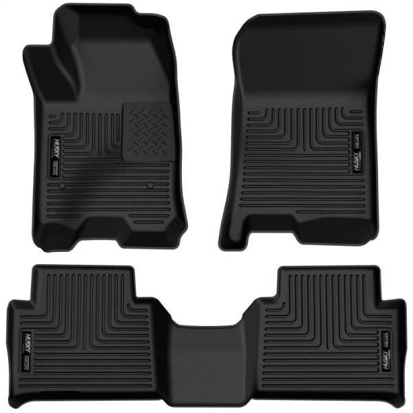 Husky Liners - Husky Liners 2023 Chevrolet Colorado/GMC Canyon CC X-Act Contour Front & 2nd Seat Floor Liners - 54978