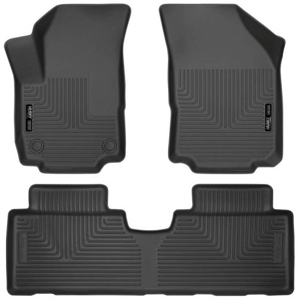 Husky Liners - Husky Liners 18-23 GMC Terrain WeatherBeater Black Front & 2nd Seat Floor Liners - 95151