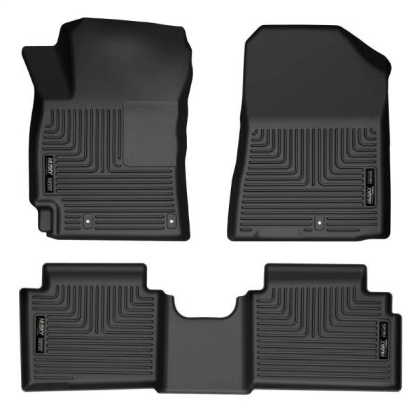 Husky Liners - Husky Liners 19-23 Kia Forte WeatherBeater Front & 2nd Seat Floor Liners - Black - 95261