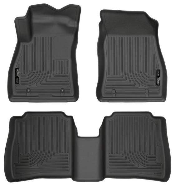 Husky Liners - Husky Liners 14-18 Nissan Sentra Weatherbeater Black Front & 2nd Seat Floor Liners - 95631