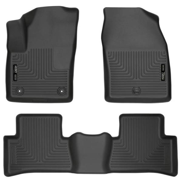 Husky Liners - Husky Liners 2018 Toyota CH-R Weatherbeater Black Front & 2nd Seat Floor Liners - 95651