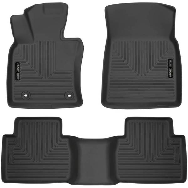 Husky Liners - Husky Liners 2018 Toyota Camry Weatherbeater Black Front & 2nd Seat Floor Liners - 95731