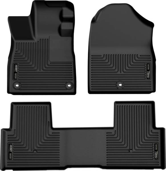 Husky Liners - Husky Liners 2023 Honda Pilot Weatherbeater Black Front & 2nd Seat Floor Liners - 95821