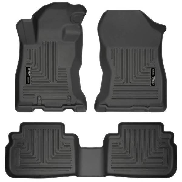 Husky Liners - Husky Liners 2019 Subaru Forester Weatherbeater Black Front & 2nd Seat Floor Liners - 95891