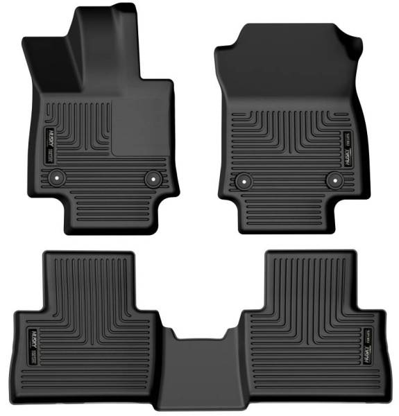 Husky Liners - Husky Liners 22-23 Lexus NX250/NX350 Weatherbeater Black Front & 2nd Seat Floor Liners - 95901