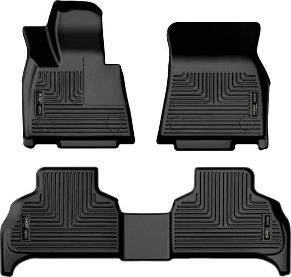 Husky Liners - Husky Liners 19-23 BMW X5 Weatherbeater Black Front & 2nd Seat Floor Liners - 95921