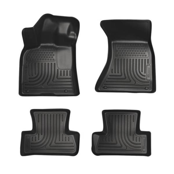 Husky Liners - Husky Liners 09-14 Audi Q5 Weatherbeater Black Front & 2nd Seat Floor Liners - 96411