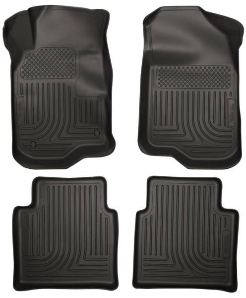 Husky Liners - Husky Liners 08-12 Chevy Malibu/07-09 Saturn Aura WeatherBeater Combo Black Floor Liners - 98111