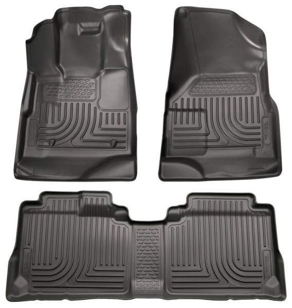 Husky Liners - Husky Liners 10-12 Chevy Equinox/GMC Terrain WeatherBeater Combo Black Floor Liners - 98131