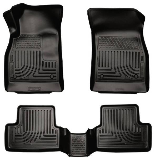 Husky Liners - Husky Liners 11-12 Chevrolet Cruze WeatherBeater Combo Black Floor Liners - 98161