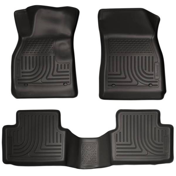 Husky Liners - Husky Liners 13 Chevy Malibu WeatherBeater Black Front & 2nd Seat Floor Liners - 98191