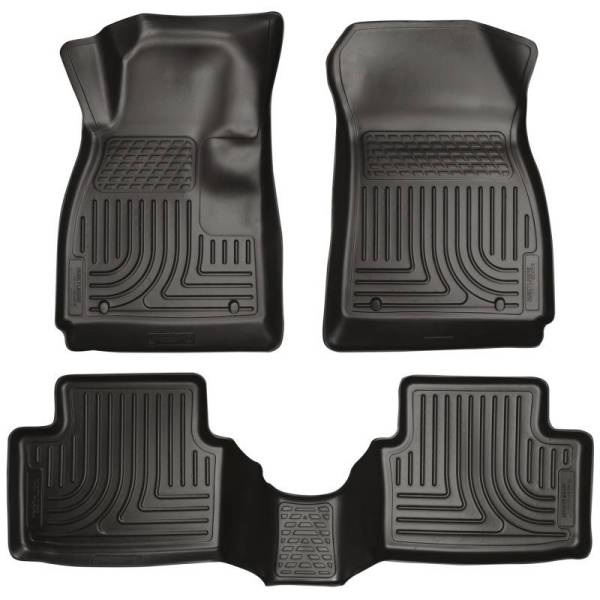 Husky Liners - Husky Liners 12-14 Chevrolet Sonic Weatherbeater Black Front & 2nd Seat Floor Liners - 98291