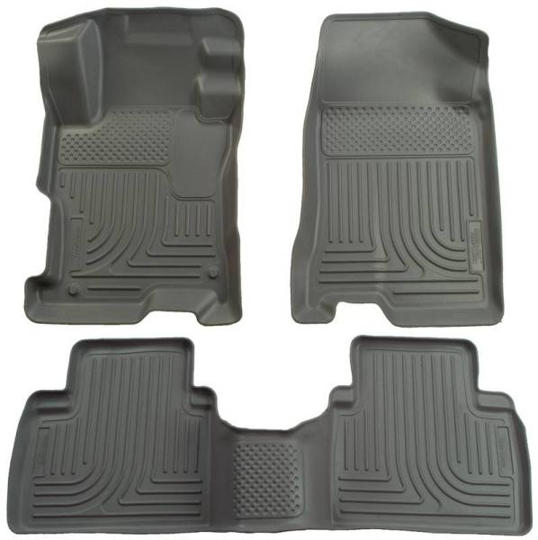 Husky Liners - Husky Liners 06-11 Honda Civic (4DR) WeatherBeater Combo Gray Floor Liners - 98412