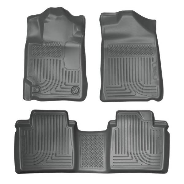 Husky Liners - Husky Liners 07-11 Toyota Camry (All) WeatherBeater Combo Gray Floor Liners (One Piece for 2nd Row) - 98512