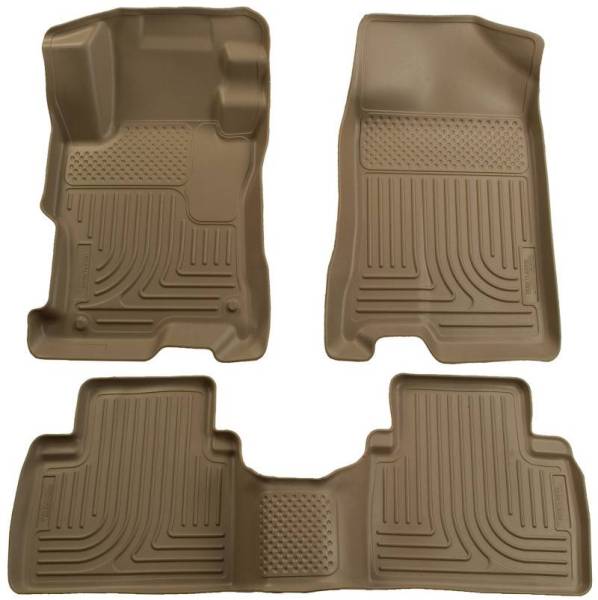 Husky Liners - Husky Liners 04-09 Toyota Prius WeatherBeater Combo Tan Floor Liners - 98523