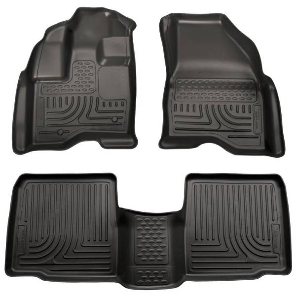 Husky Liners - Husky Liners 10-13 Ford Taurus WeatherBeater Combo Black Floor Liners - 98701