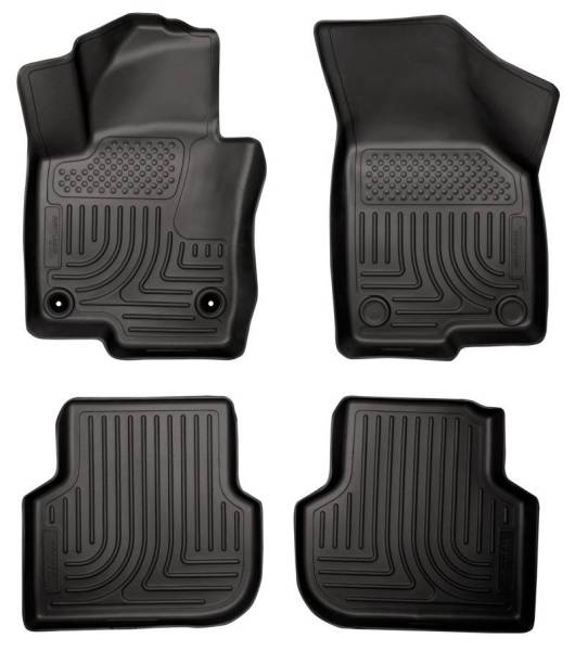 Husky Liners - Husky Liners 2011 Volkswagen Jetta (Sedan) WeatherBeater Combo Black Floor Liners - 98831