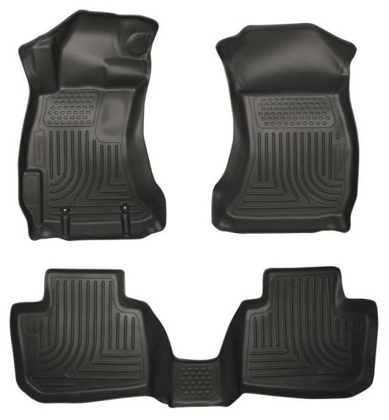 Husky Liners - Husky Liners 10-12 Subaru Legacy/Outback WeatherBeater Combo Black Floor Liners - 98841