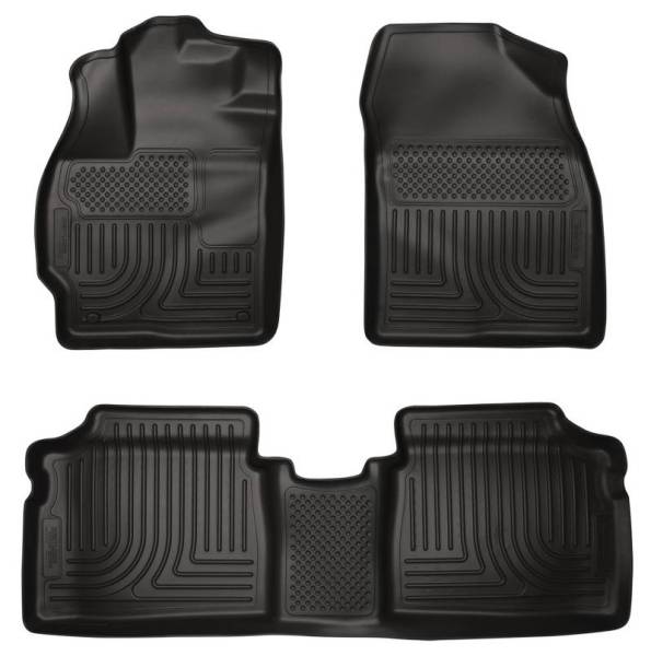 Husky Liners - Husky Liners 10-12 Toyota Prius WeatherBeater Combo Black Floor Liners - 98921