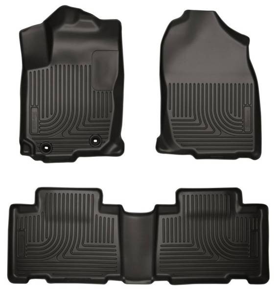 Husky Liners - Husky Liners 13 Toyota RAV4 Weatherbeater Black Front & 2nd Seat Floor Liners - 98971