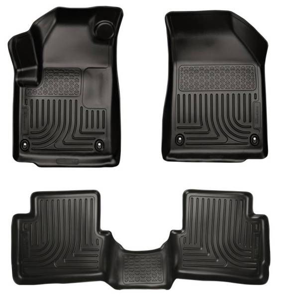 Husky Liners - Husky Liners 2013 Dodge Dart WeatherBeater Black Front & 2nd Seat Floor Liners - 99021