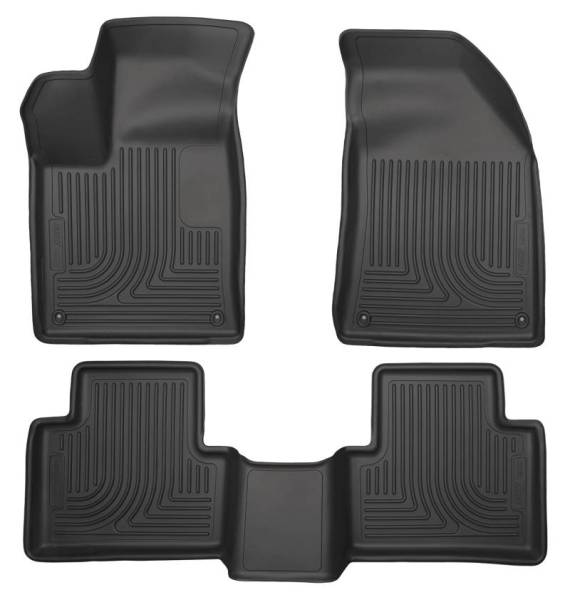 Husky Liners - Husky Liners 15 Chrysler 200 Weatherbeater Black Front and Second Seat Floor Liners - 99071