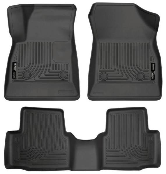 Husky Liners - Husky Liners 2016-2017 Chevrolet Cruze WeatherBeater Combo Floor Liners - Black - 99161