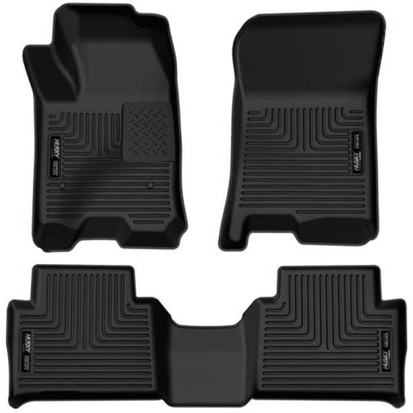 Husky Liners - Husky Liners 2023 Chevrolet Colorado/GMC Canyon WeatherBeater Front & 2nd Seat Floor Liners - Black - 99221