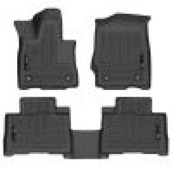 Husky Liners - Husky Liners 20-21 Lincoln Aviator w 2nd Row Bench/Buckets Weatherbeater Front/2nd Seat Liners - BLK - 99331