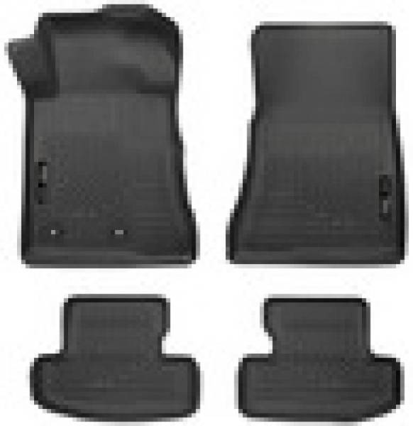 Husky Liners - Husky Liners 15-22 Ford Mustang WeatherBeater Black Front & Second Seat Floor Liner - 99371