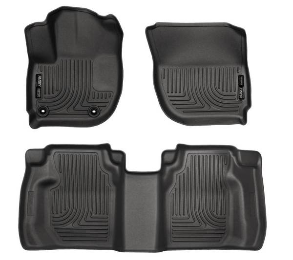 Husky Liners - Husky Liners 15 Honda Fit Weatherbeater Black Front and Second Seat Floor Liners - 99491