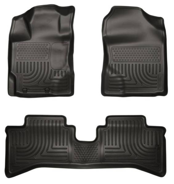 Husky Liners - Husky Liners 2012 Toyota Prius c WeatherBeater Combo Black Floor Liners - 99501