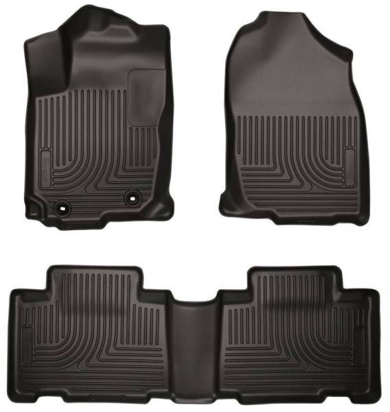 Husky Liners - Husky Liners 14 Toyota Corolla Weatherbeater Black Front & 2nd Seat Floor Liners - 99521