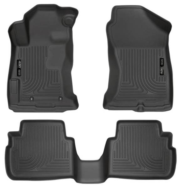 Husky Liners - Husky Liners 2017 Subaru Impreza Weatherbeater Black Front & 2nd Seat Floor Liners - 99661