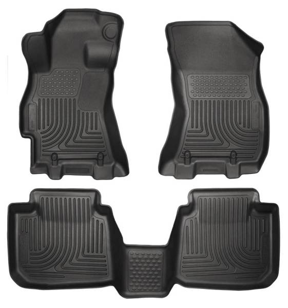 Husky Liners - Husky Liners 2015 Subaru Legacy/Outback Weatherbeater Black Front & 2nd Seat Floor Liners - 99671