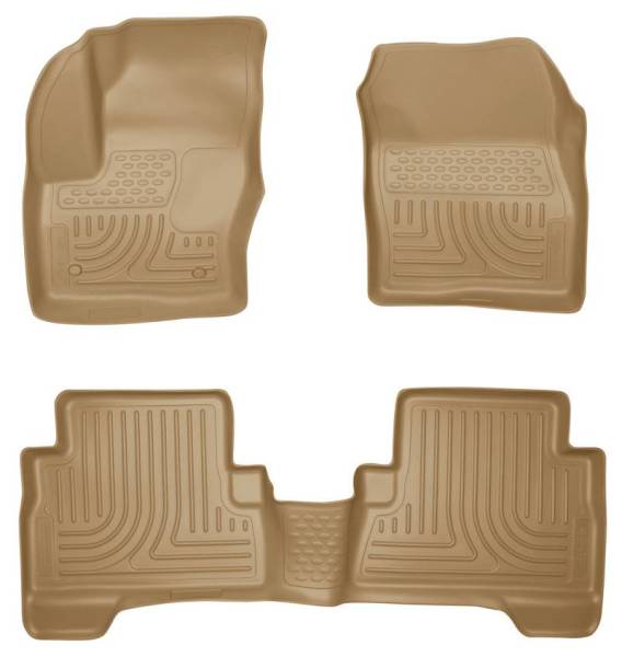 Husky Liners - Husky Liners 2013 Ford Escape WeatherBeater Combo Tan Floor Liners - 99743