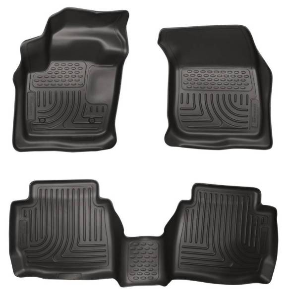 Husky Liners - Husky Liners 13-16 Ford Fusion WeatherBeater Combo Black Floor Liners - 99751